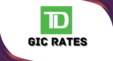 td gic rates today.